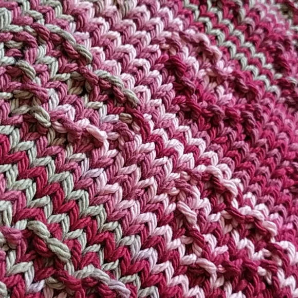 Hand Knit Baby Bib - Picture 4 of 5